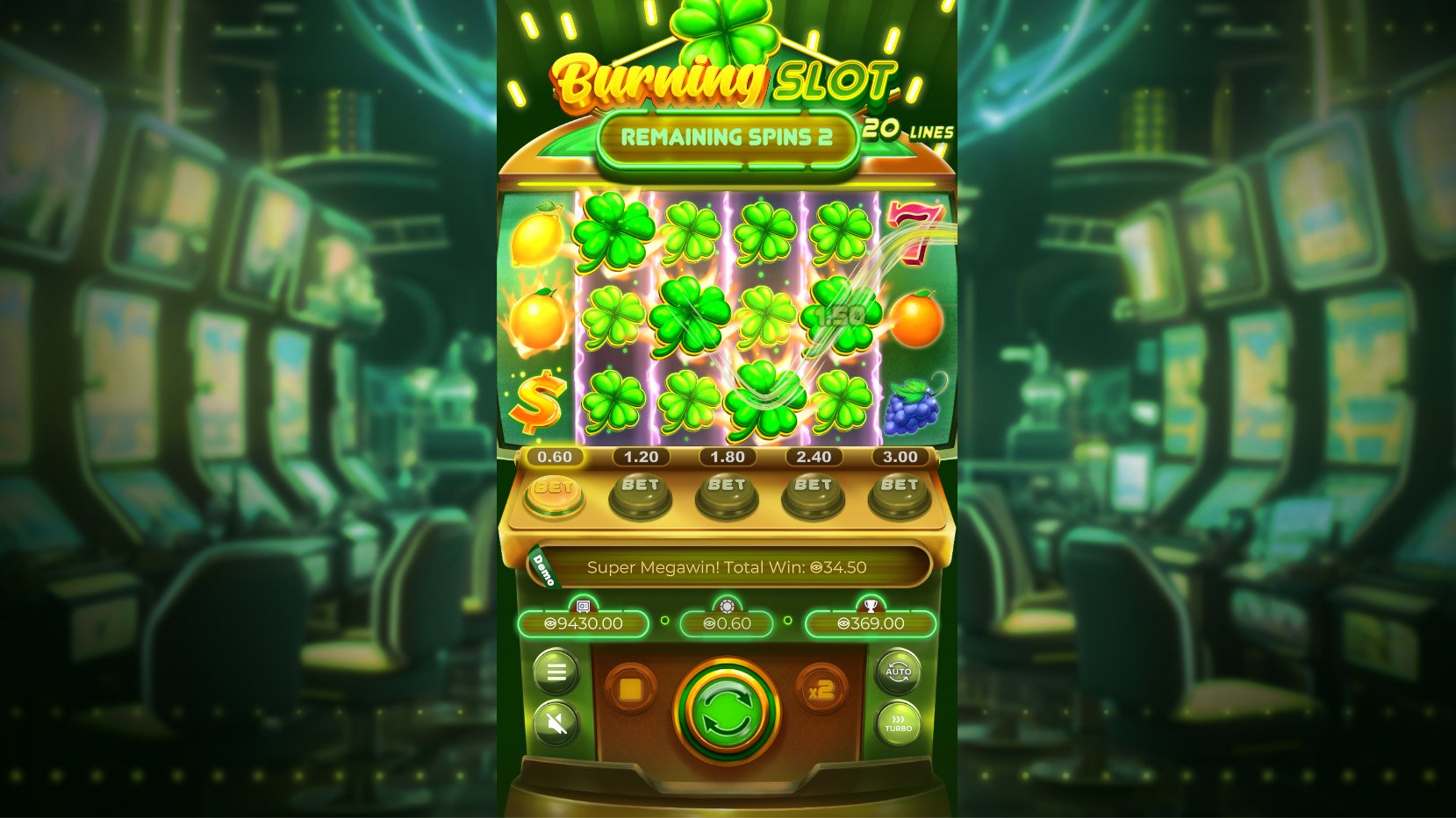 Burning Slot 20x6 screenshot 4