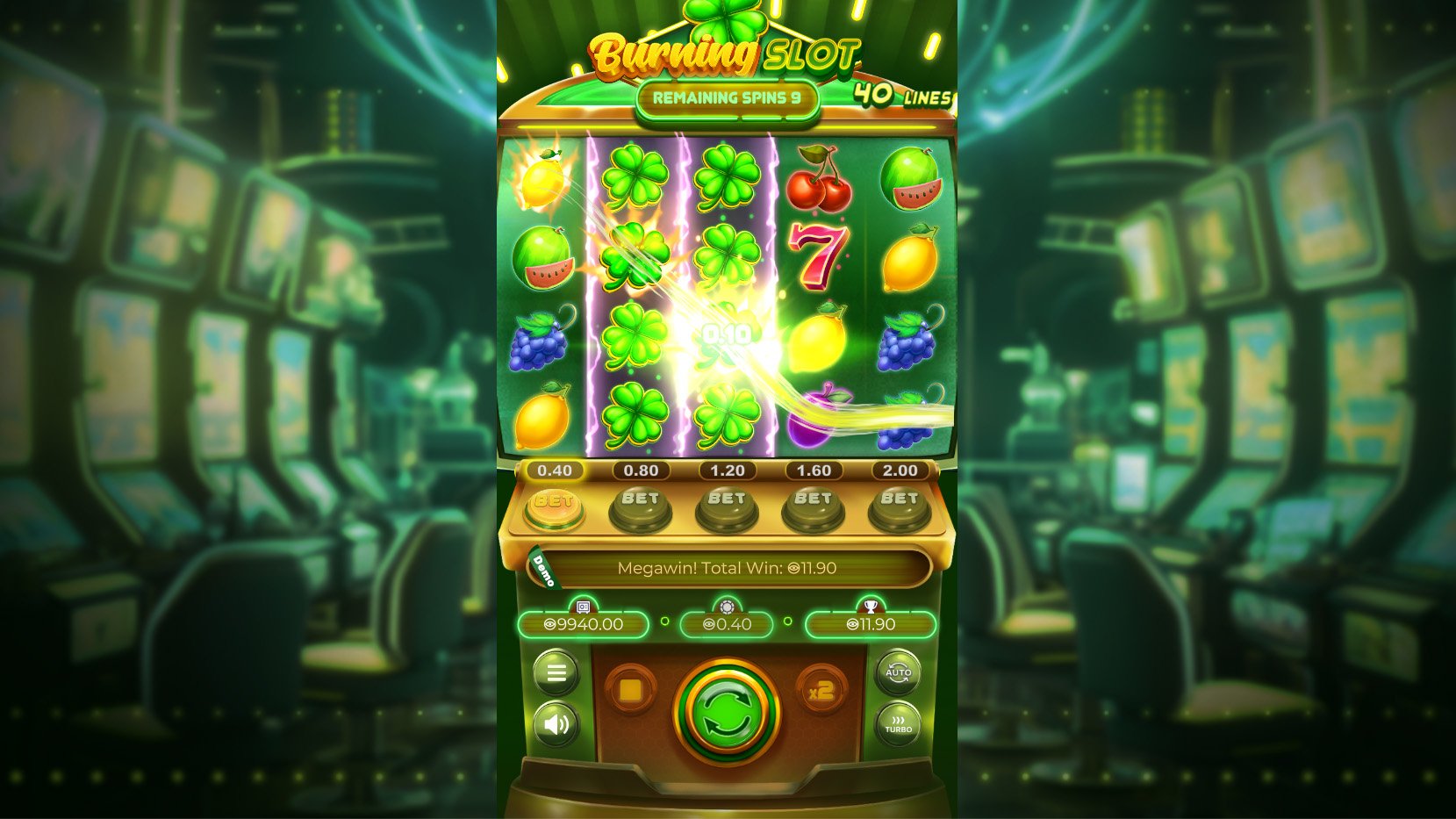 Burning Slot 40 screenshot 4