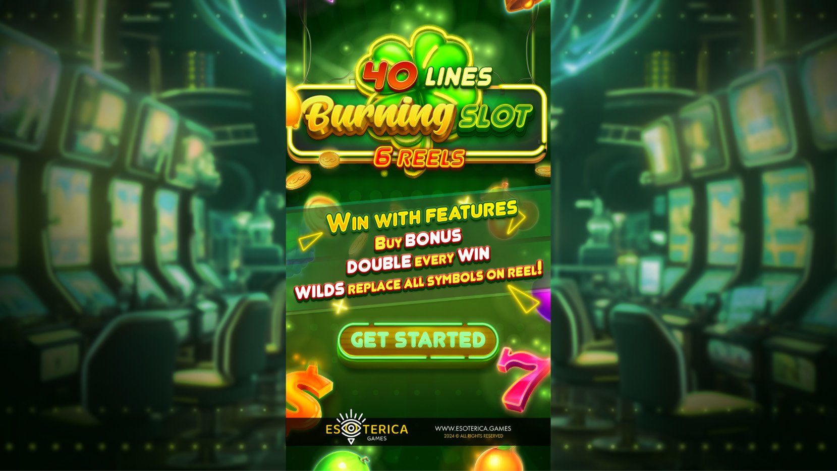 Burning Slot 40x6 screenshot 1